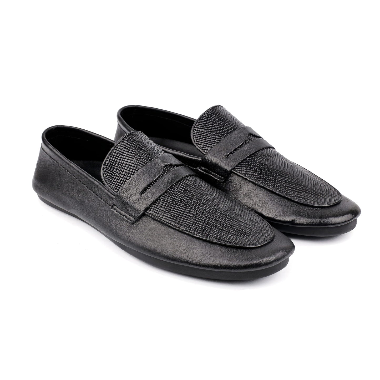 SPLIT SOFT LEATHER LOAFERS