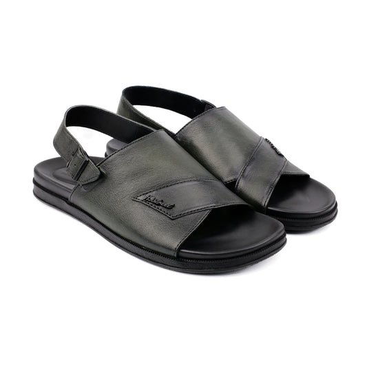 ANILINE LEATHER EVA SANDAL