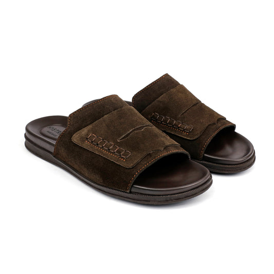 SUEDE LEATHER COMFY SLIPER