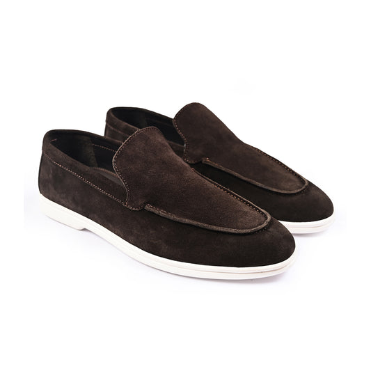 BROWN SUEDE OLD MONEY SHOES