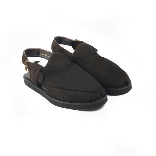 SUEDE LEATHER COMFORT SANDAL