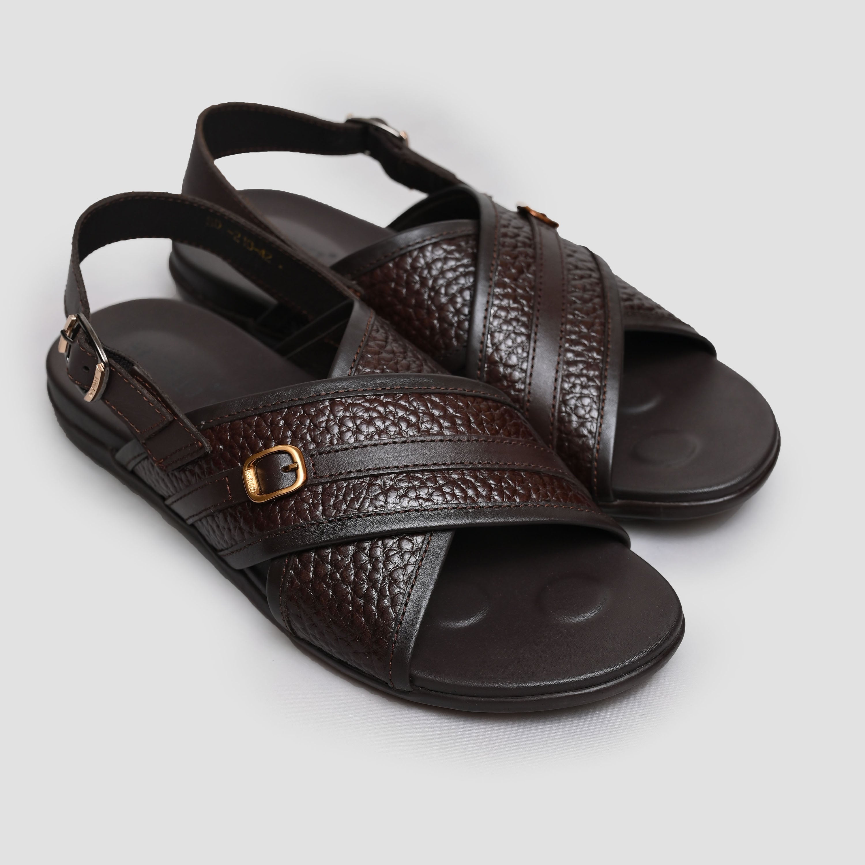 PEBBLE LEATHER COMFORT SANDAL