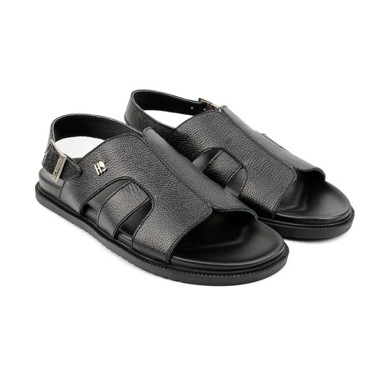 MILLED LEATHER SOFT SANDAL
