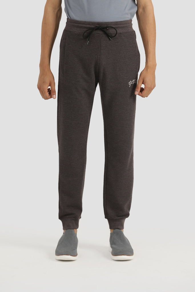 CHARCOAL KNIT TROUSER