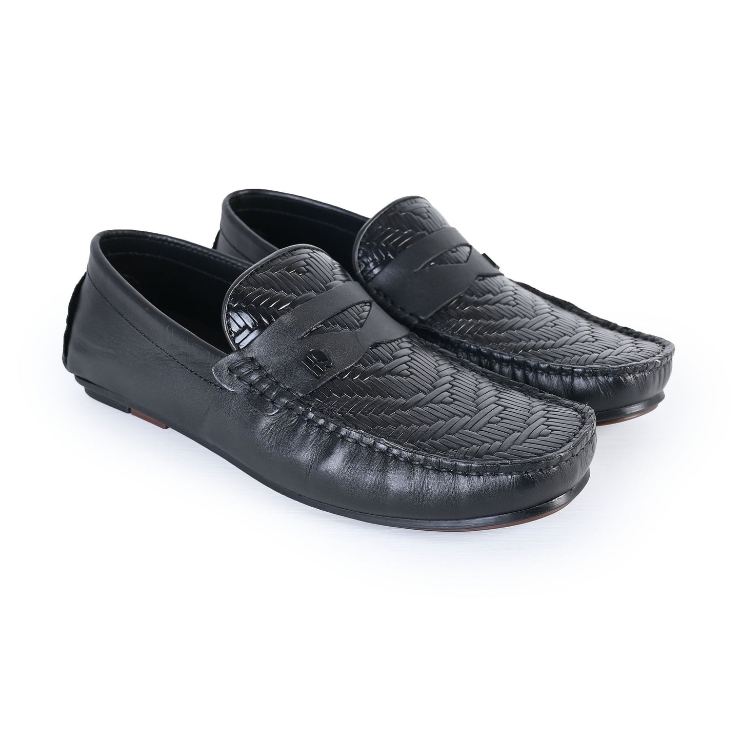 BRAIDED LEATHER MOCCASINS