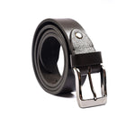 COFFEE ANILINE LEATHER BELT
