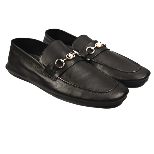 COFFEE SOFT LEATHER SHOES