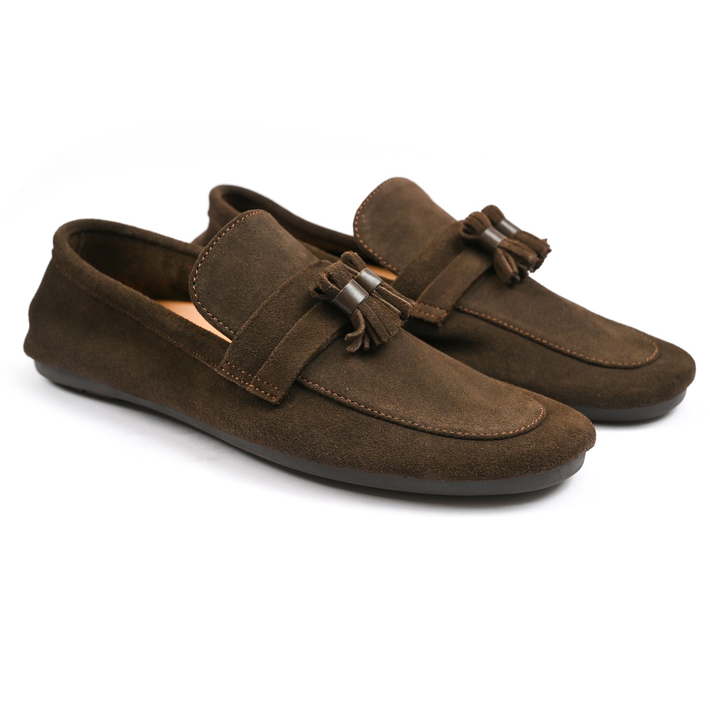 SUEDE LEATHER TASSEL MOCCASIN