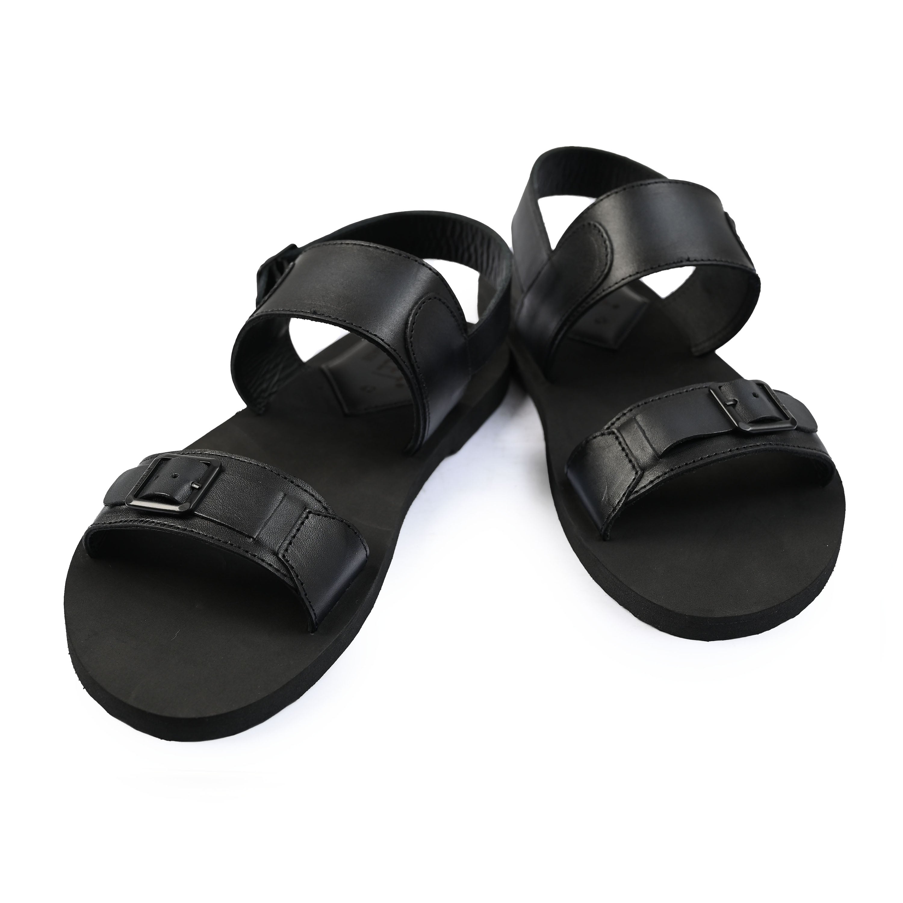 TWO TONE LEATHER SANDAL