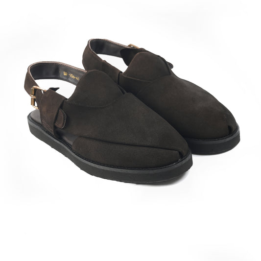 SUEDE LEATHER COMFORT SANDAL