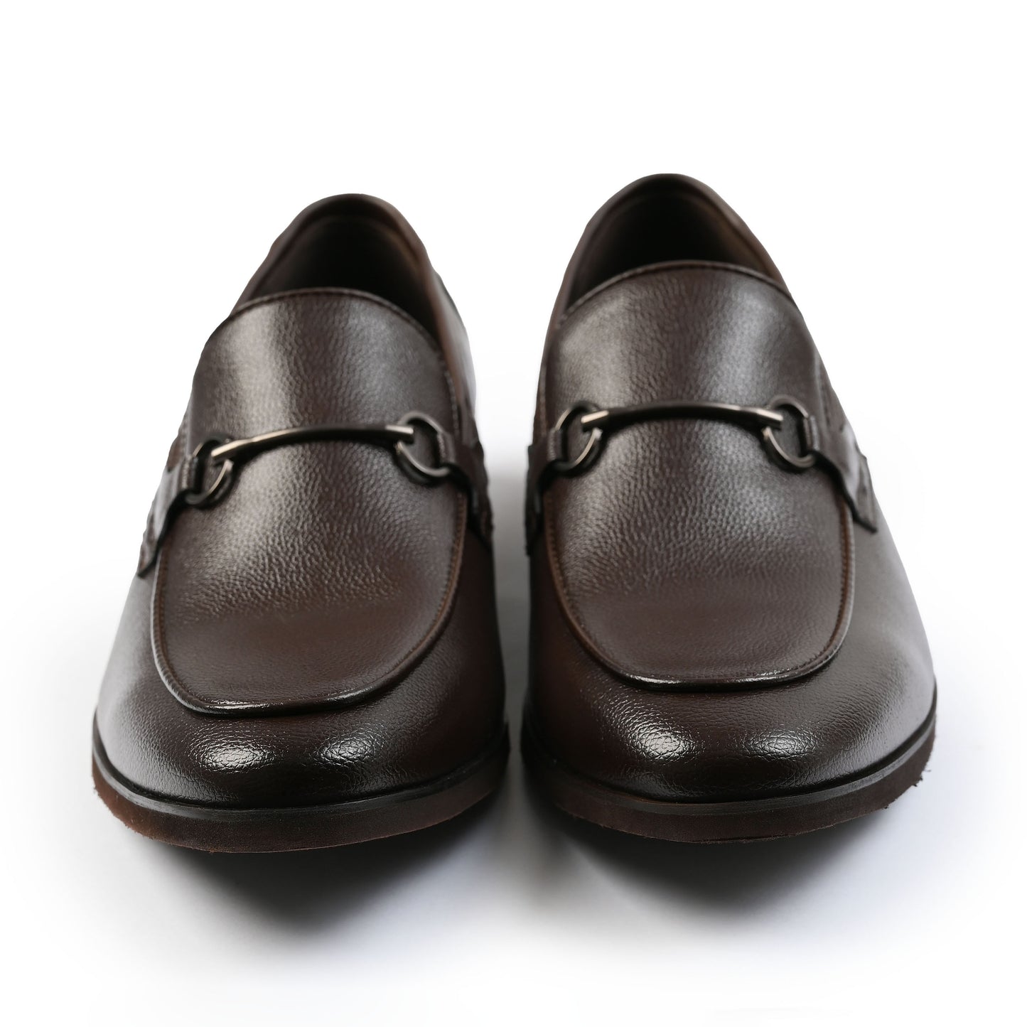 BROWN BASIC LEATHER DRESS SHOES