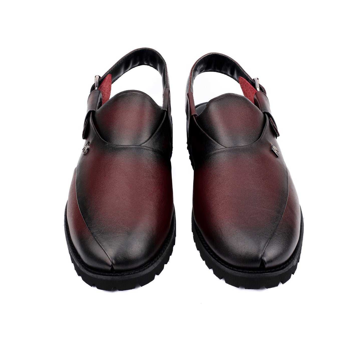 TWO TONE LEATHER SANDAL