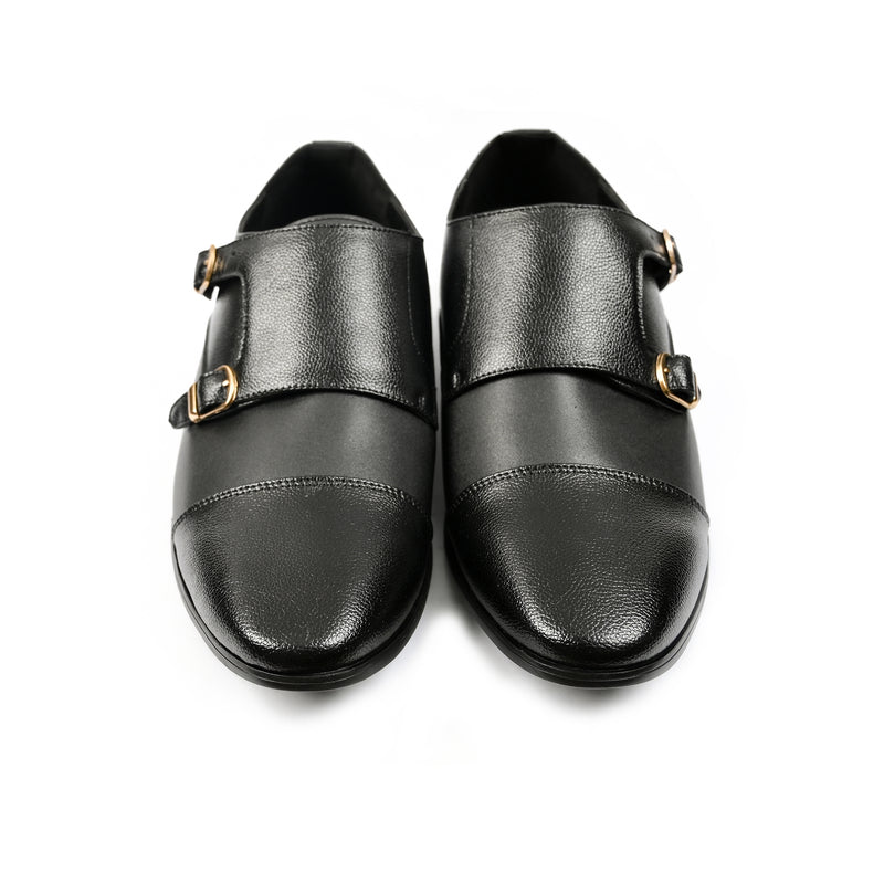 DOUBLE MONK LEARTHER SHOES