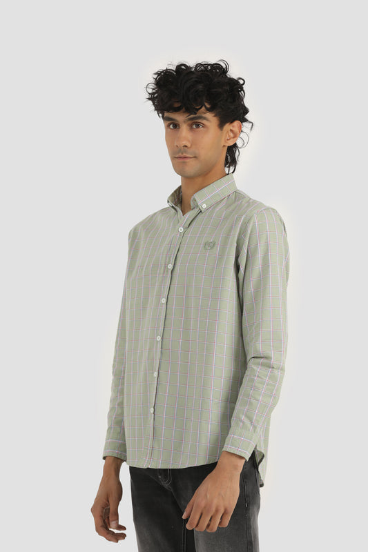 BUTTON DOWN CHECK SHIRT