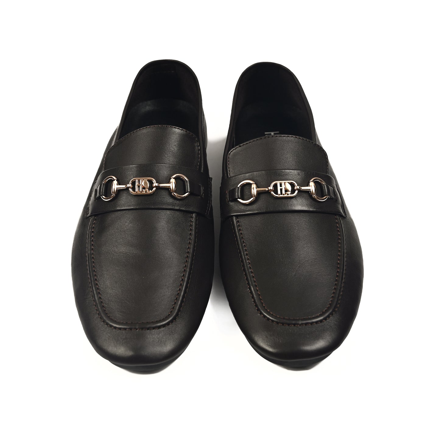 COFFEE SOFT LEATHER SHOES