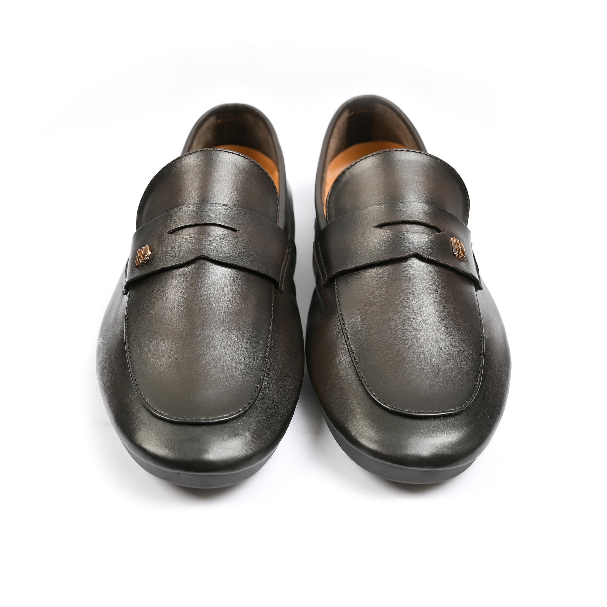 BROWN SOFT LEATHER LOAFERS