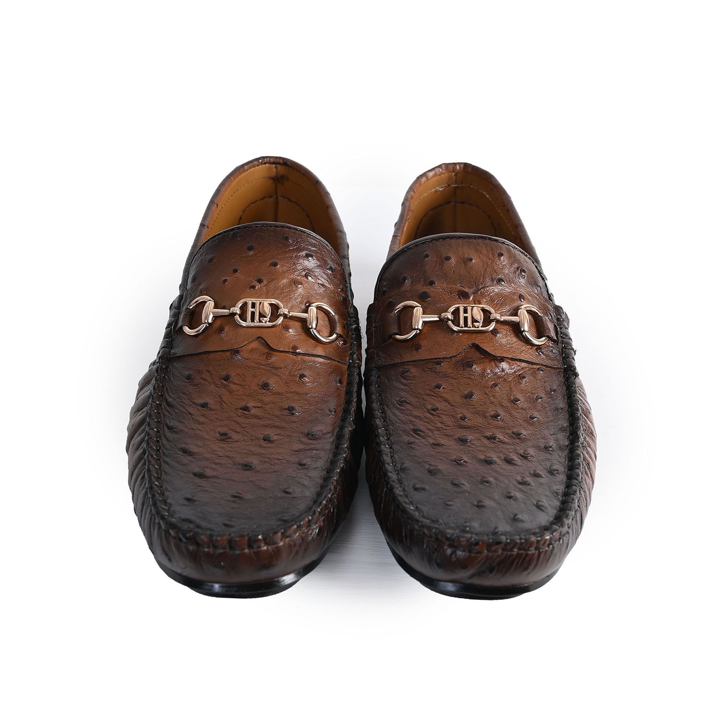 TEXTURED LEATHER MOCCASIN