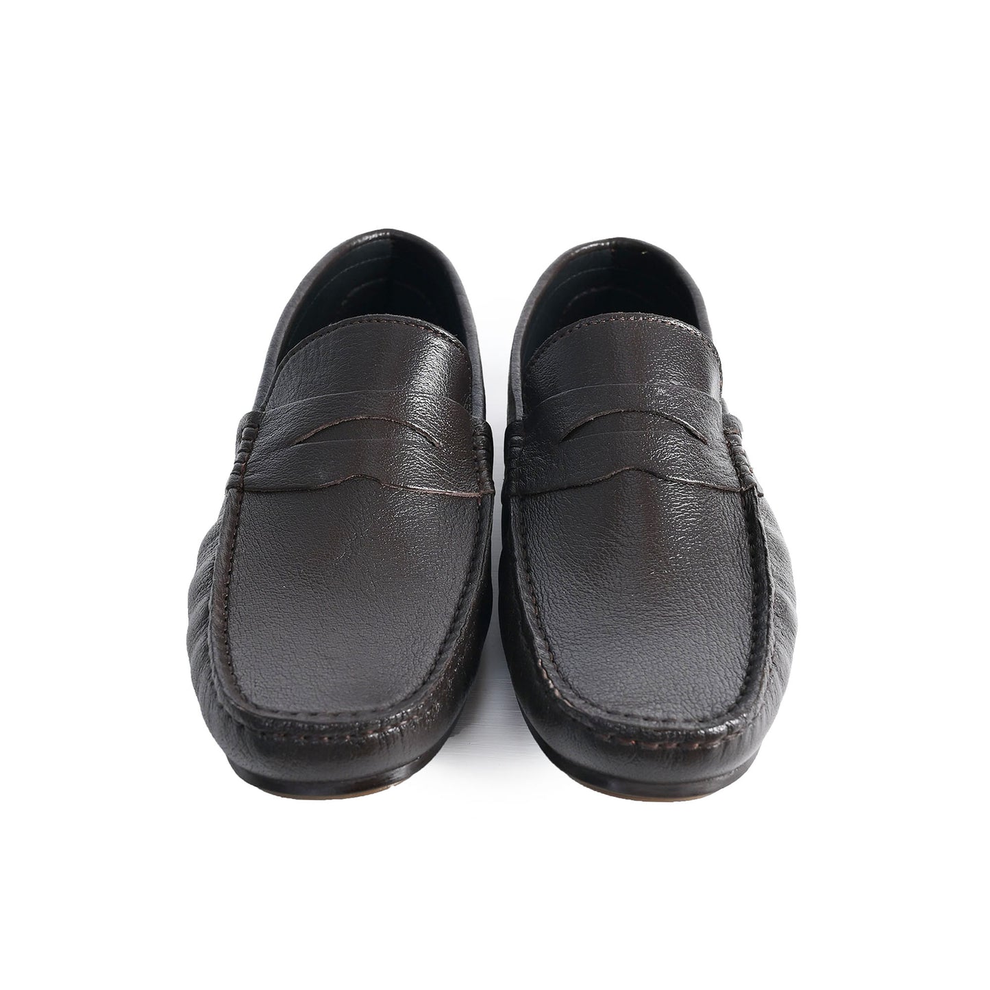 COFFEE SOFT LEATHER SHOES