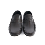 COFFEE SOFT LEATHER SHOES