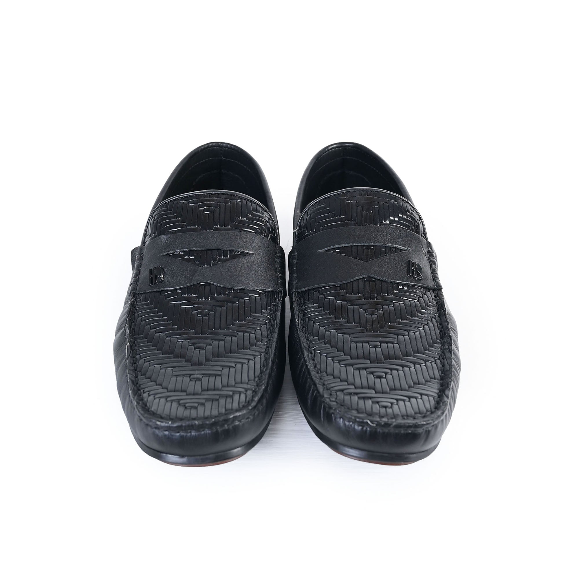 BRAIDED LEATHER MOCCASINS