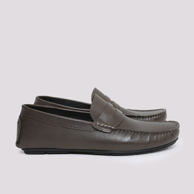 leather new shoes