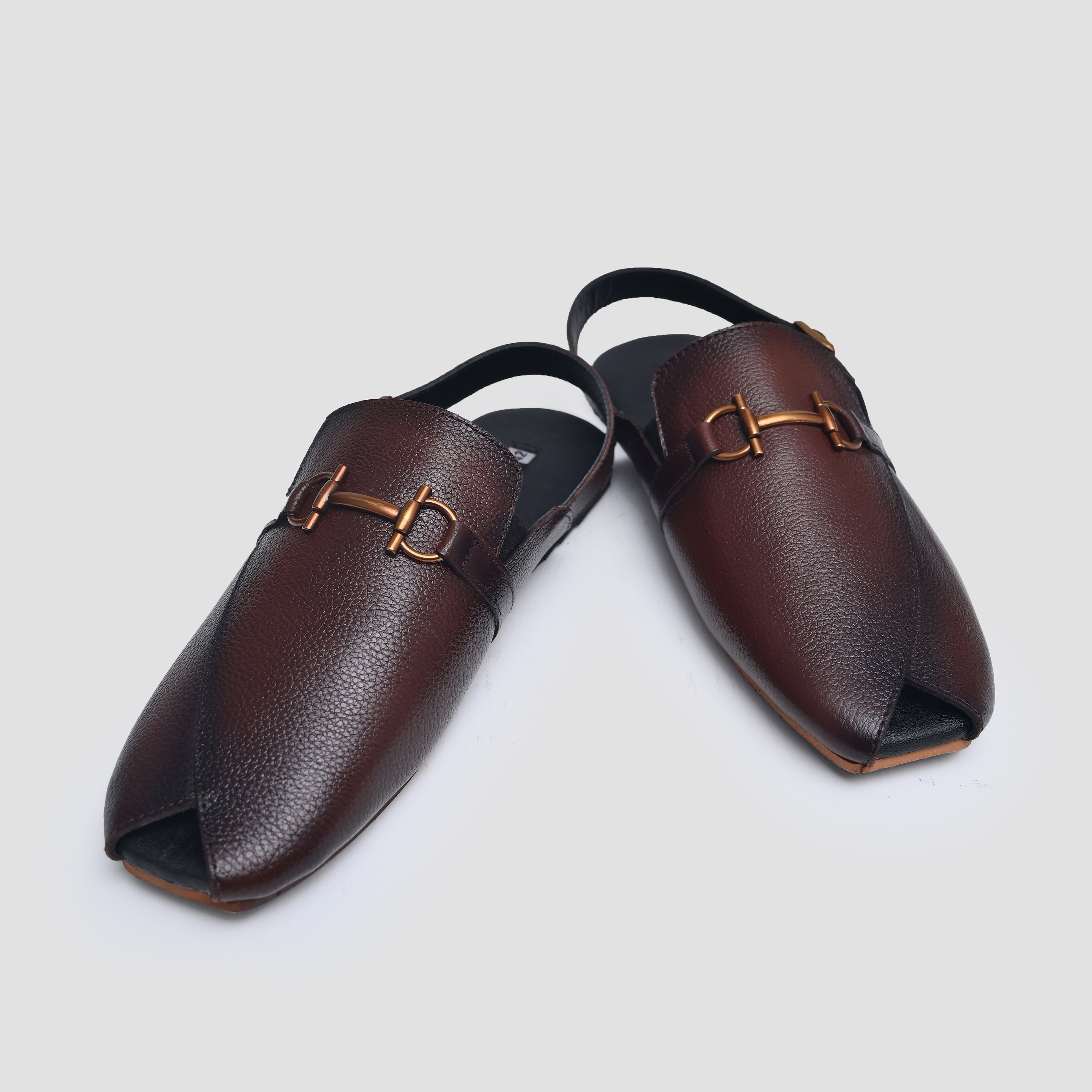 CLASSIC BROWN MILT LEATHER SANDAL