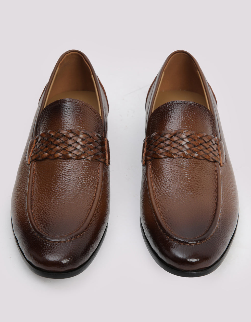 COFFEE MILT TEXTURED SHOES