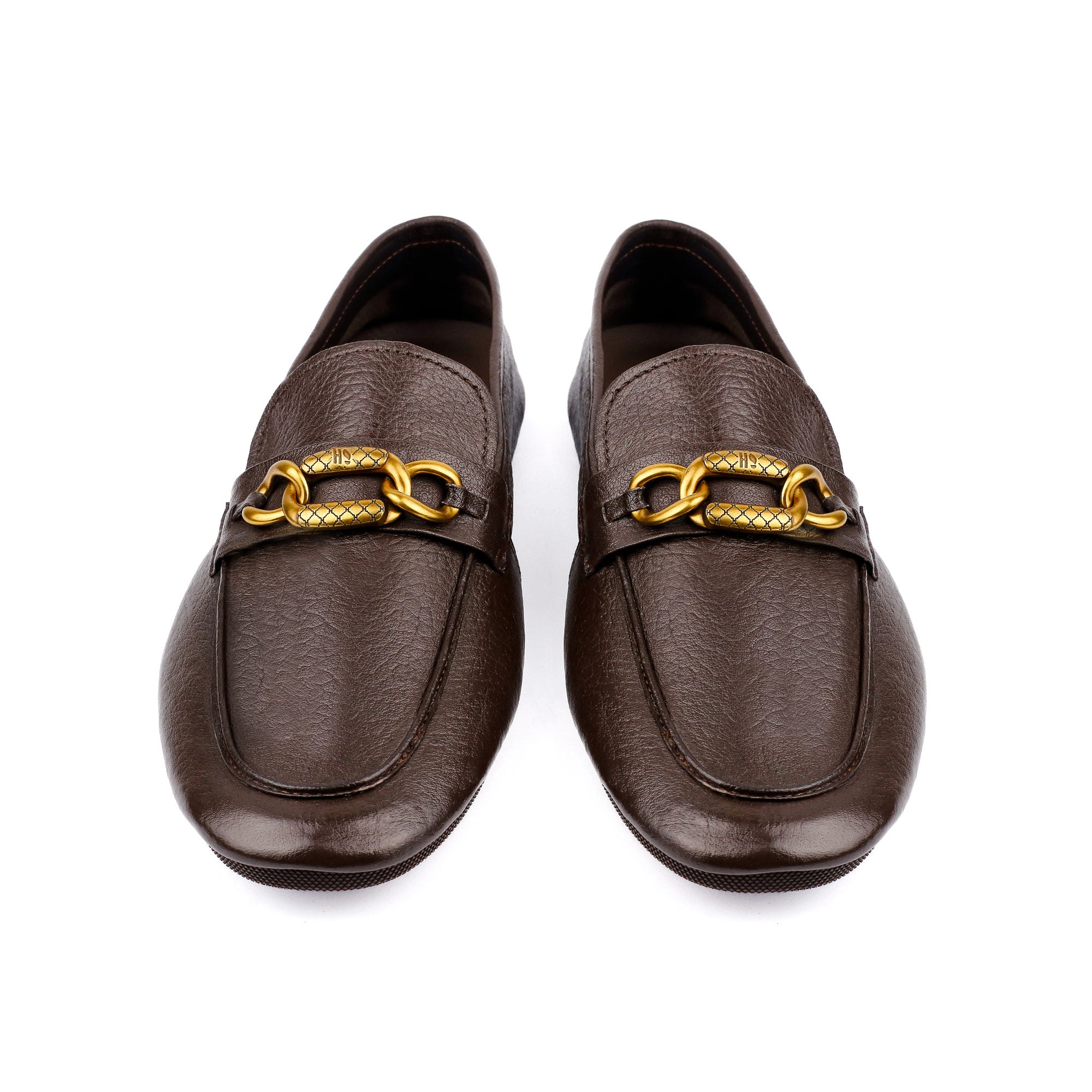 TEXTURED LEATHER SOFT SHOES