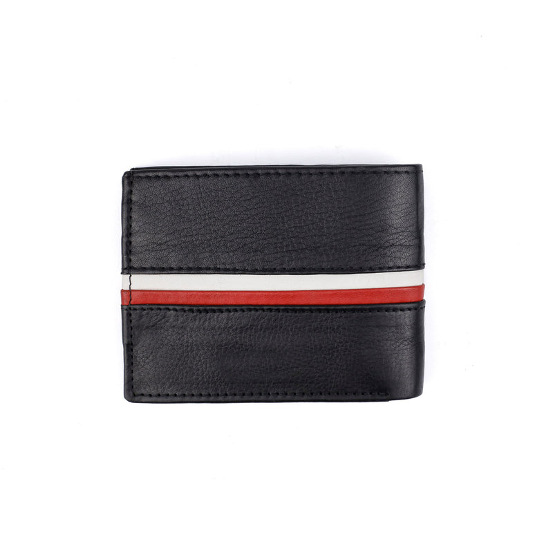 BLACK ANILINE LEATHER WALLET