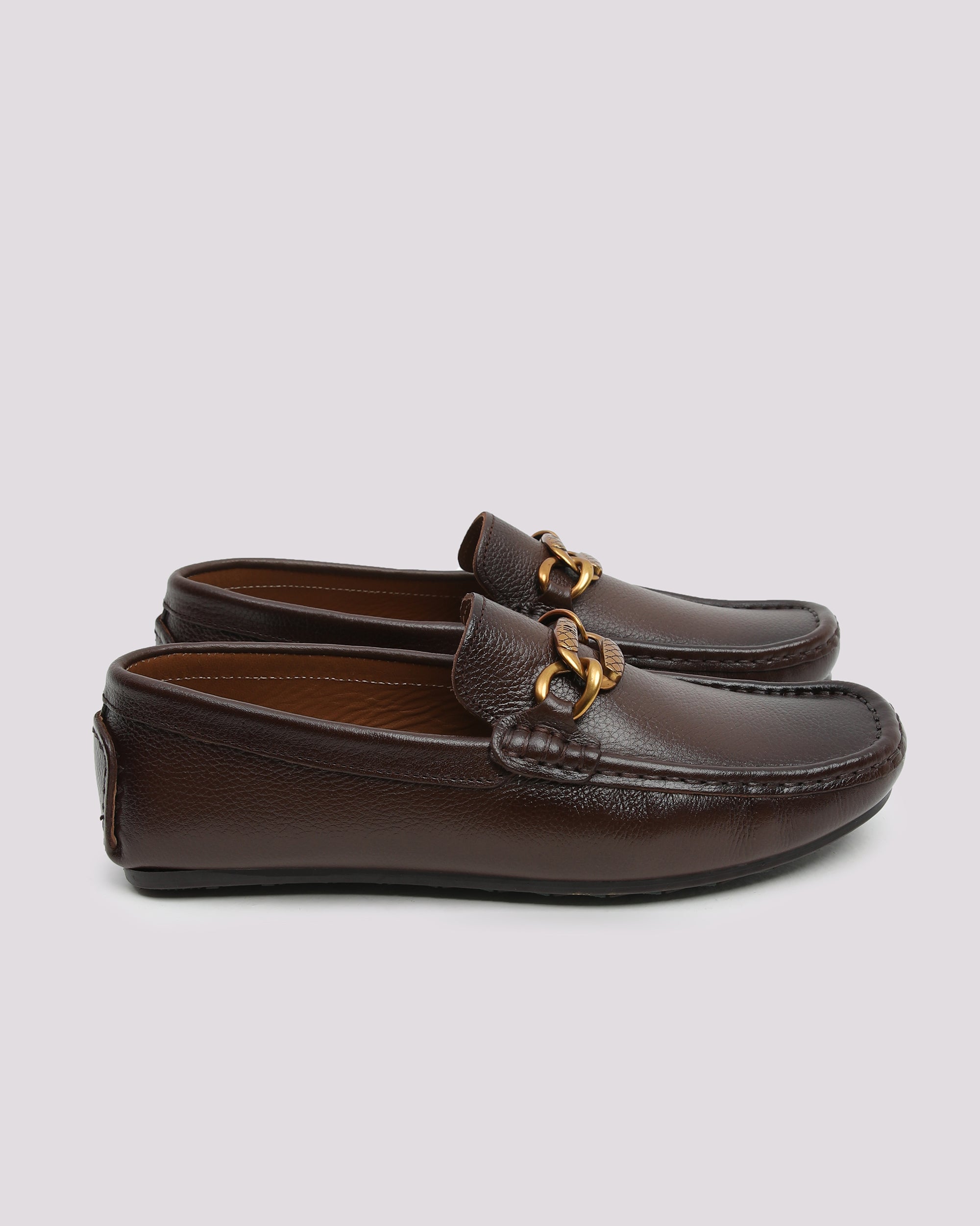 Brown Soft Leather Moccasin