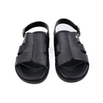 MILLED LEATHER SOFT SANDAL