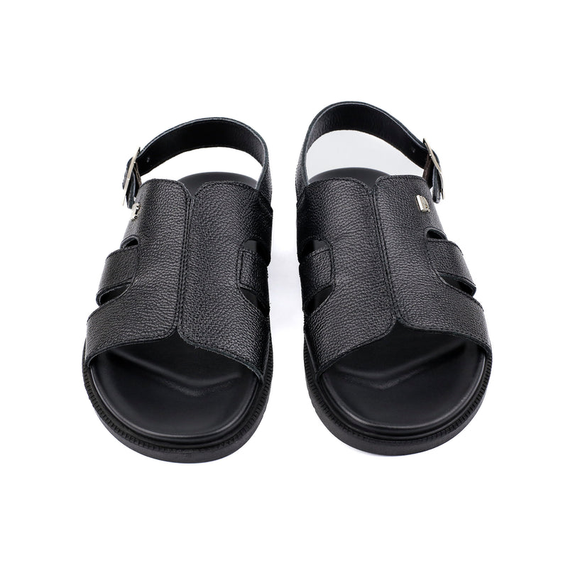 MILLED LEATHER SOFT SANDAL