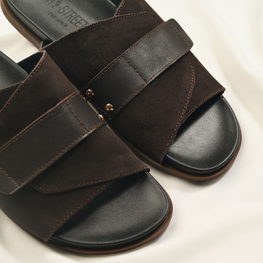 SUEDE LEATHER COMFORT SLIPPER