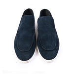 NAVY SUEDE OLD MONEY SHOES