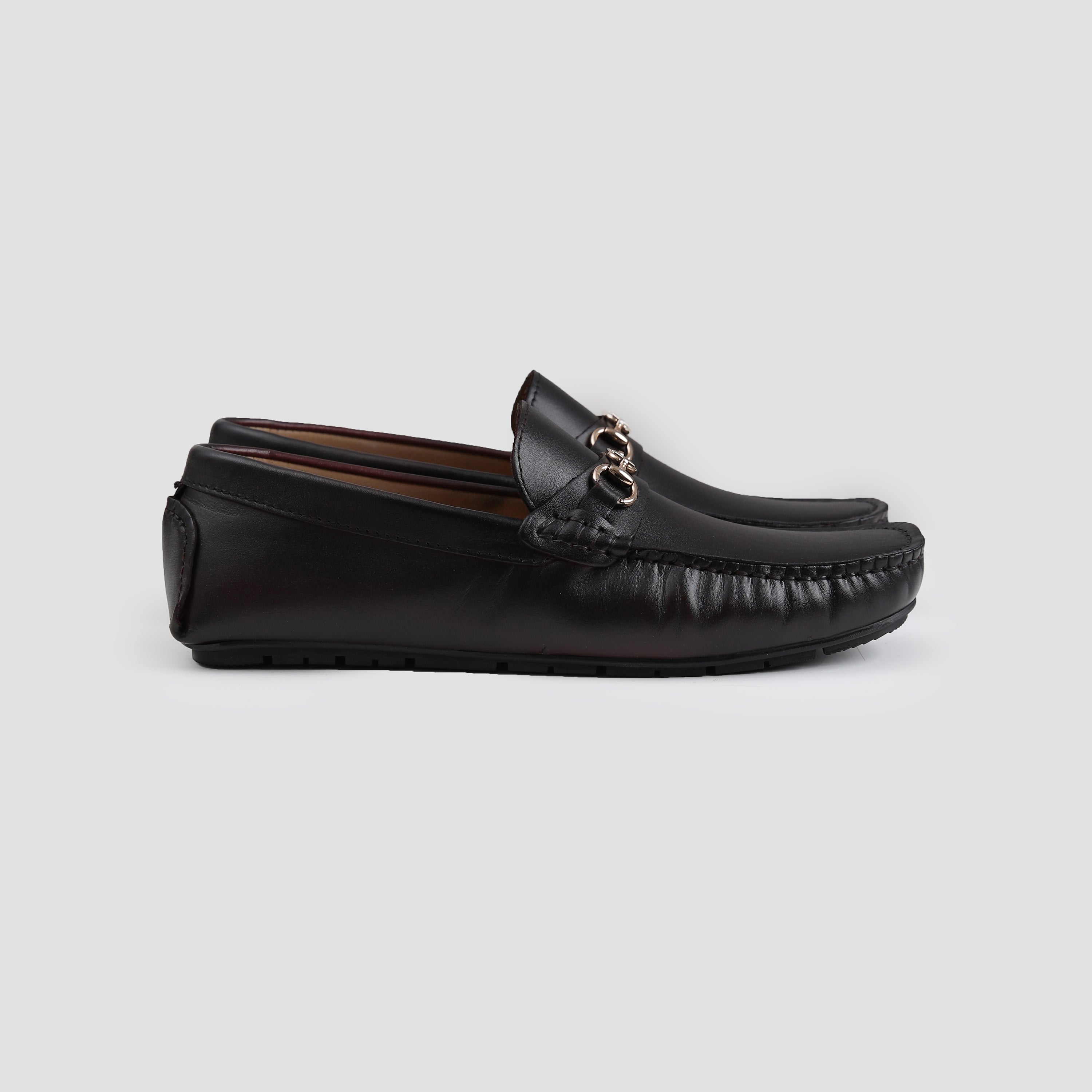 TWO TONE LEATHER LOAFERS