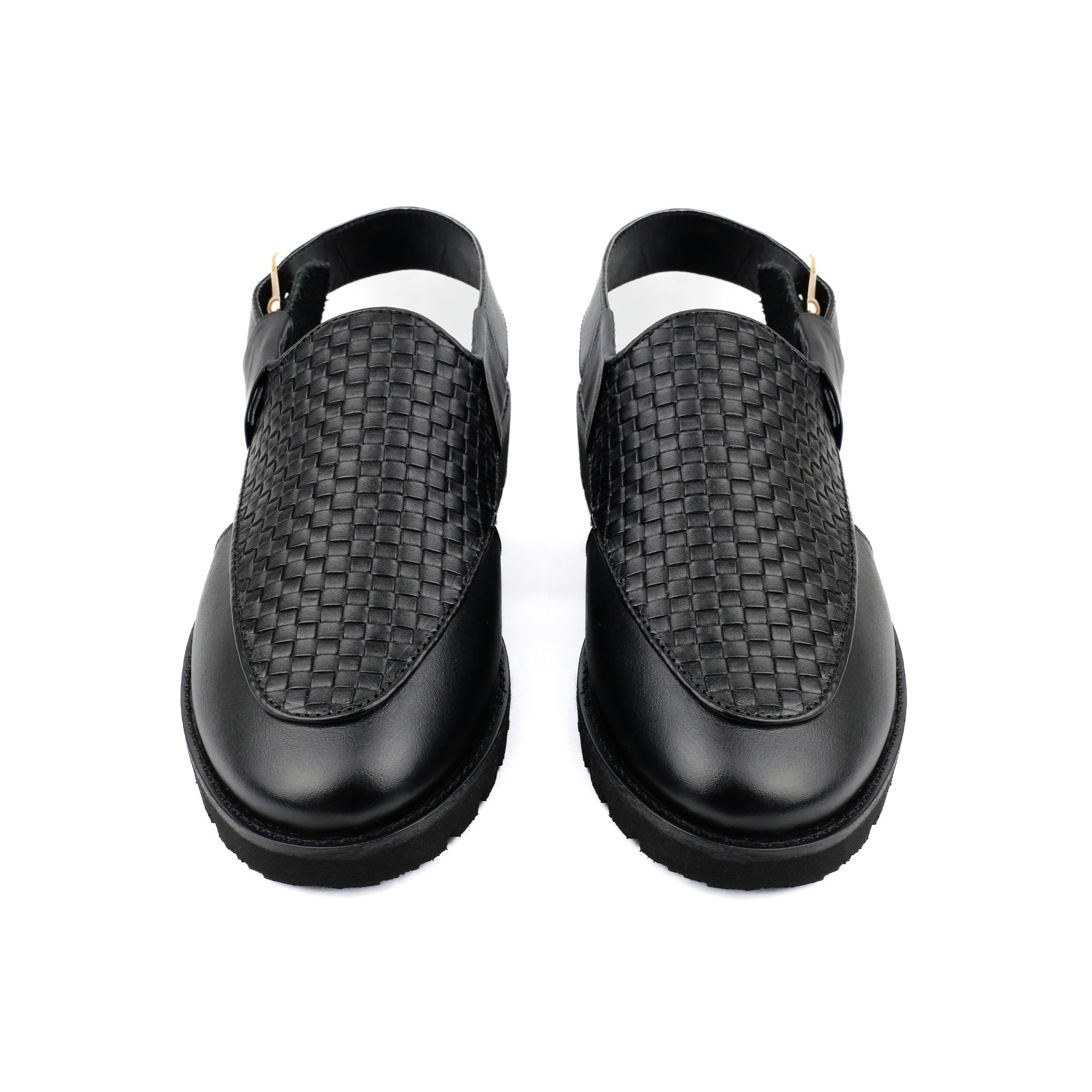 BRAIDED LEATHER COMFORT SANDAL