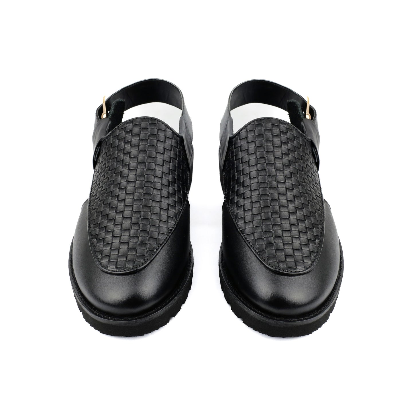 BRAIDED LEATHER COMFORT SANDAL