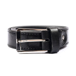 BLACK COW LEATHER BELT