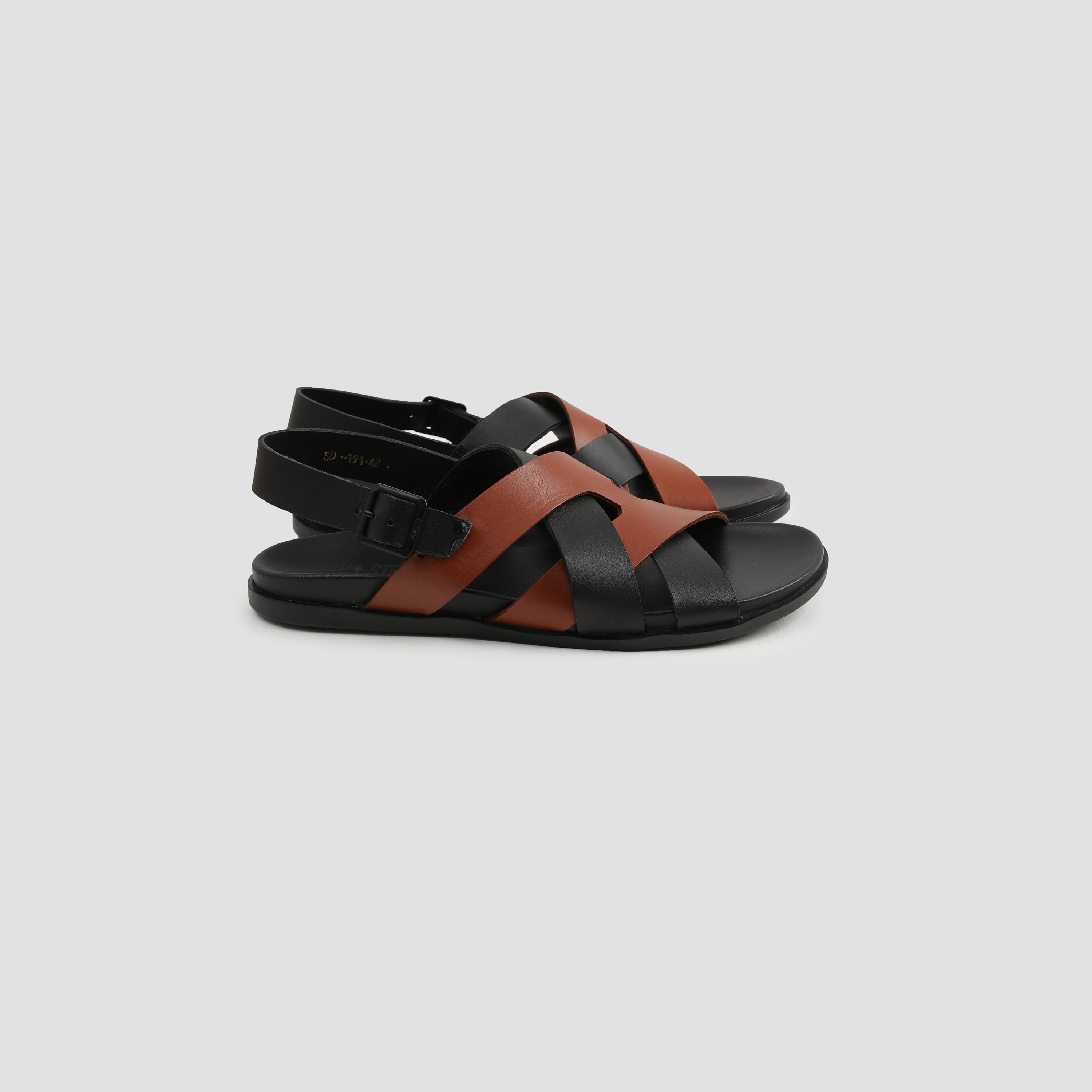 MULTI CROSS STRIPED COMFORT SANDAL