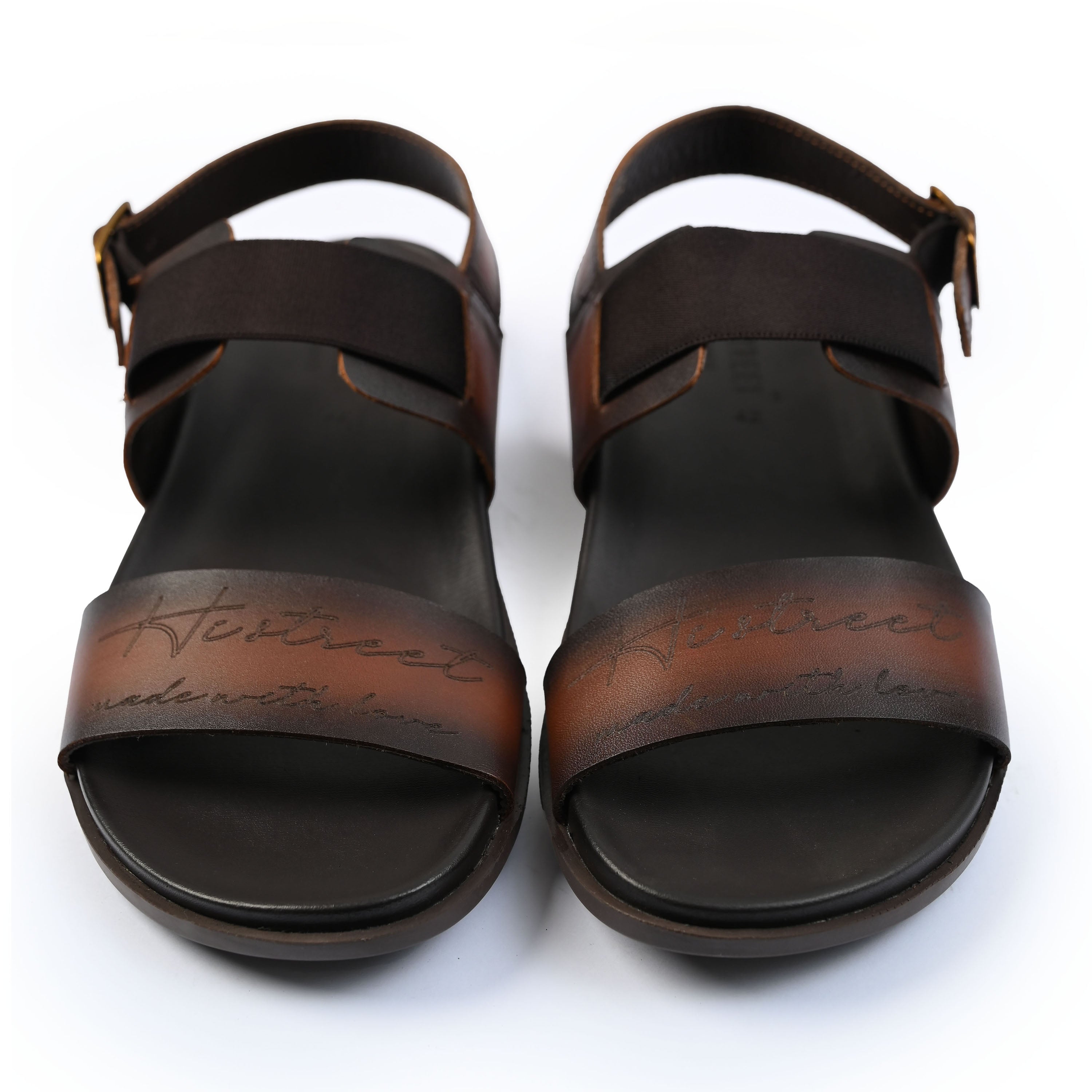 HISTREET TEXT COMFORT SANDAL