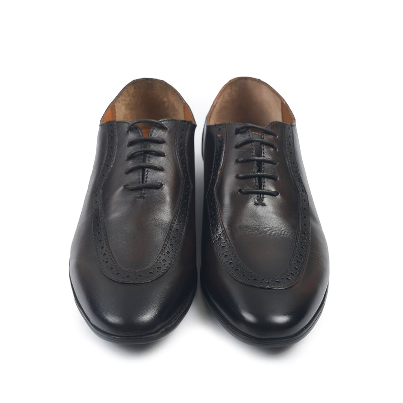 LACE UP TWO TONE SHOES