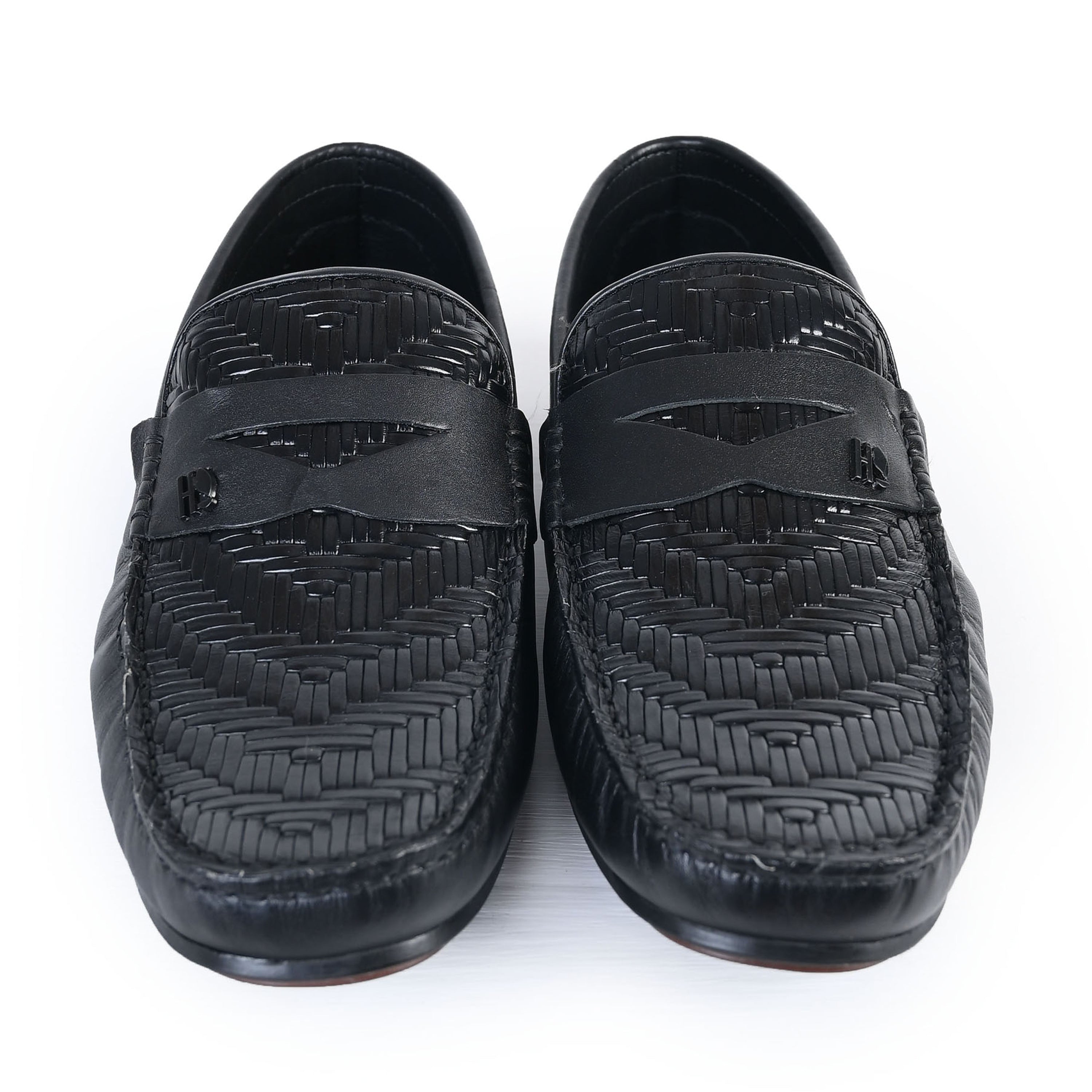 BRAIDED LEATHER MOCCASINS