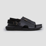 black flip flop sandals