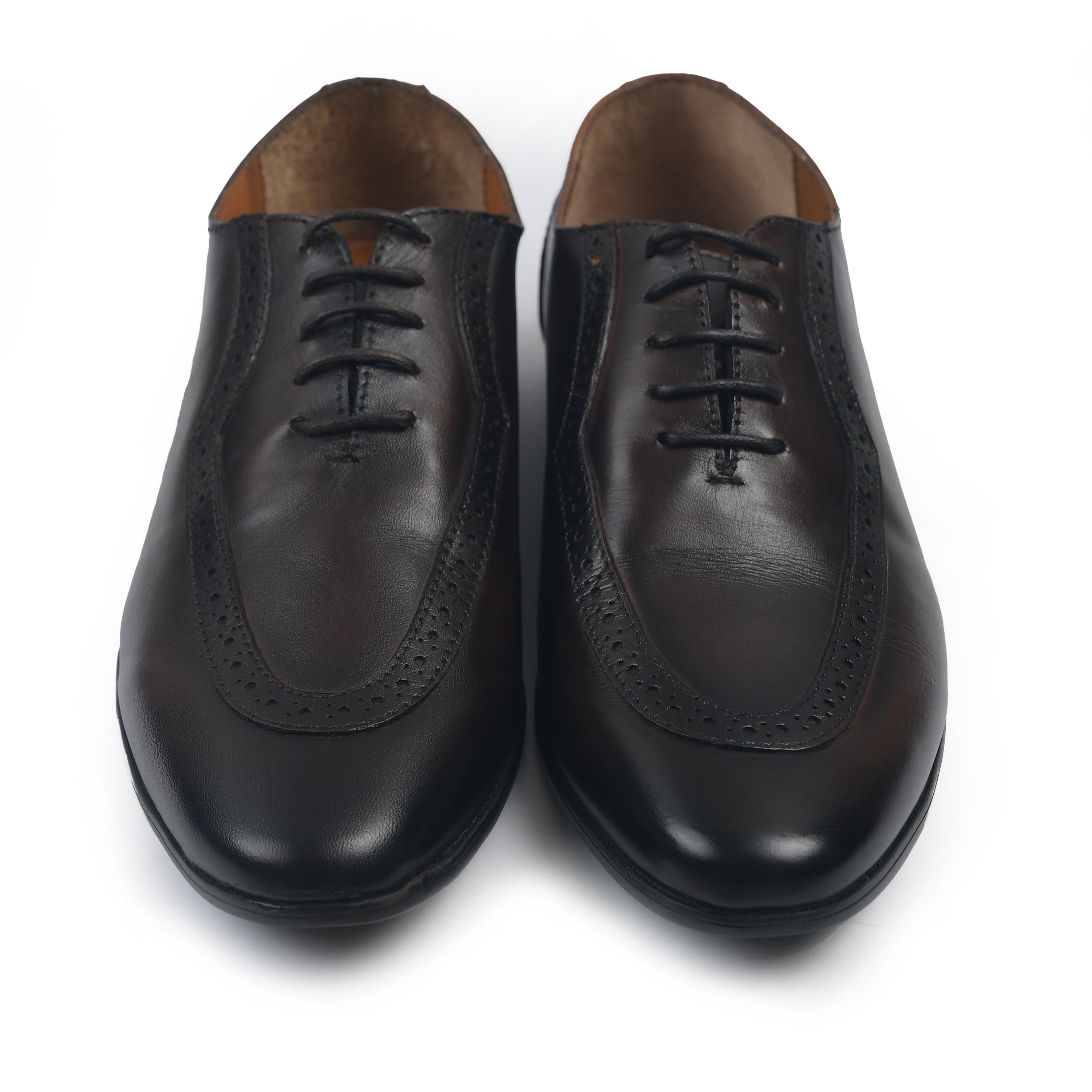 LACE UP TWO TONE SHOES