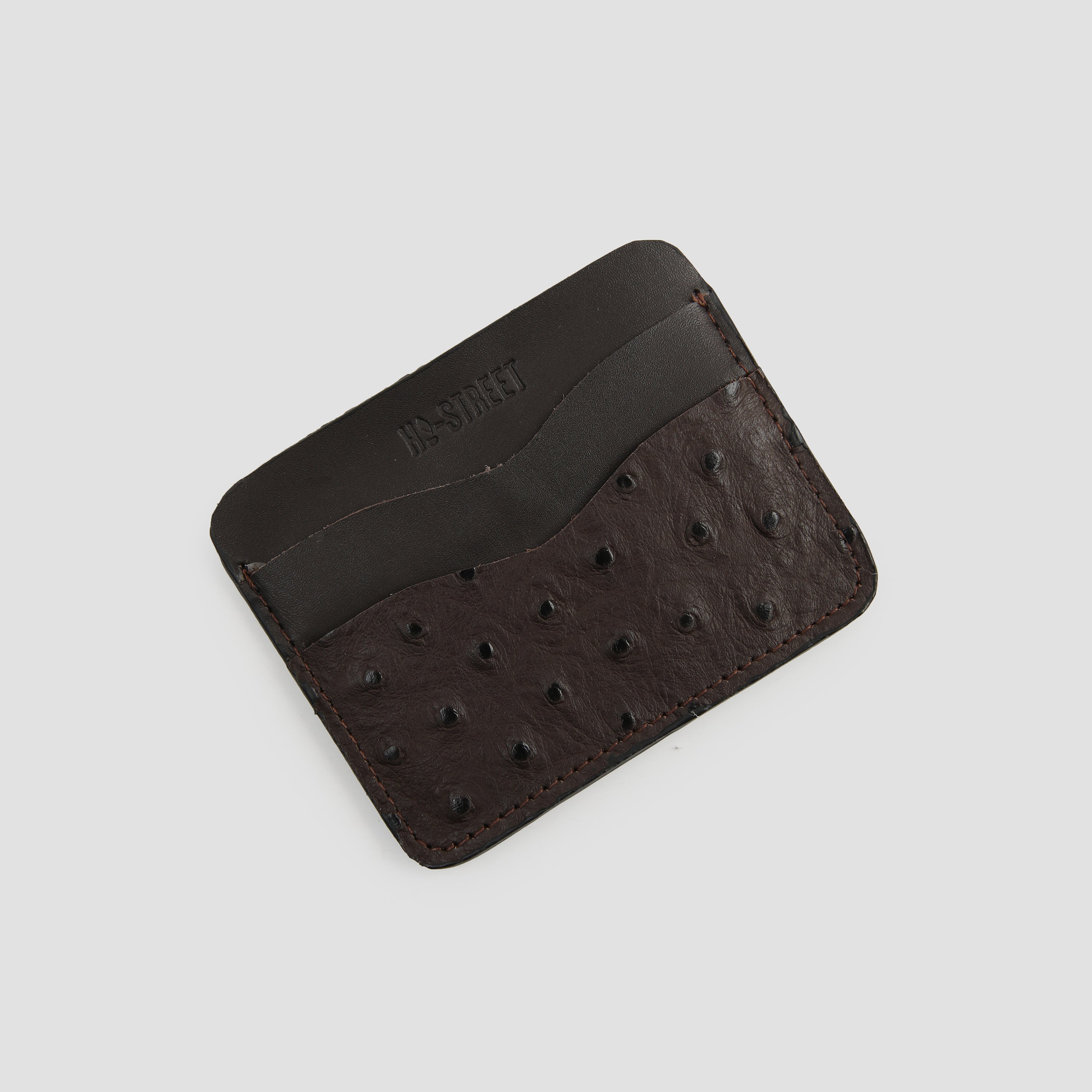 TEXTURED LEATHER CARD HOLDER