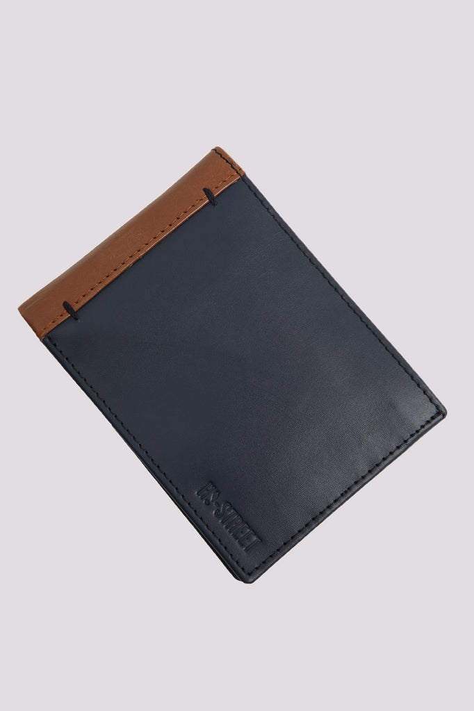 Contrast Leather Wallet