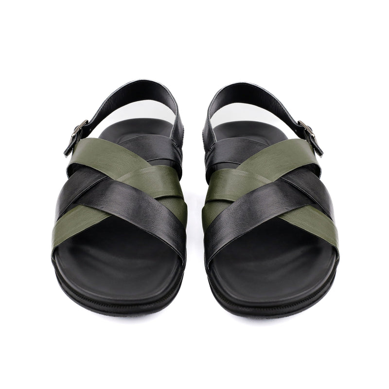 MULTI COLOR LEATHER SANDAL