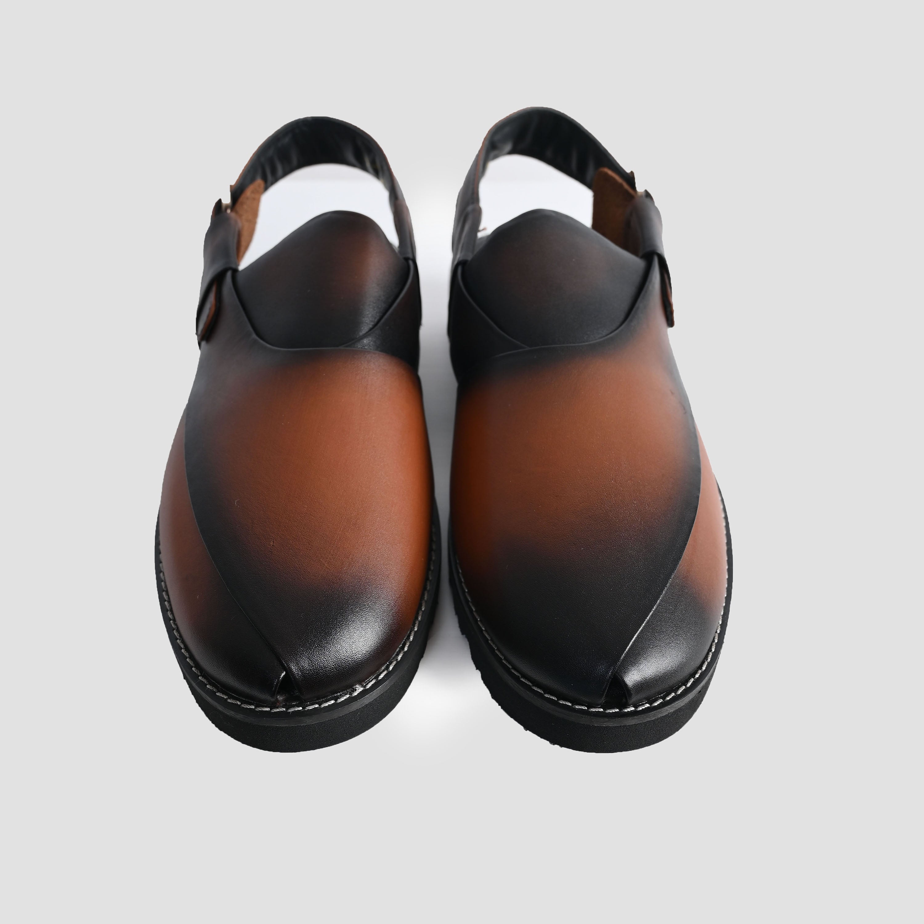 TWO TUNE LEATHER SANDAL