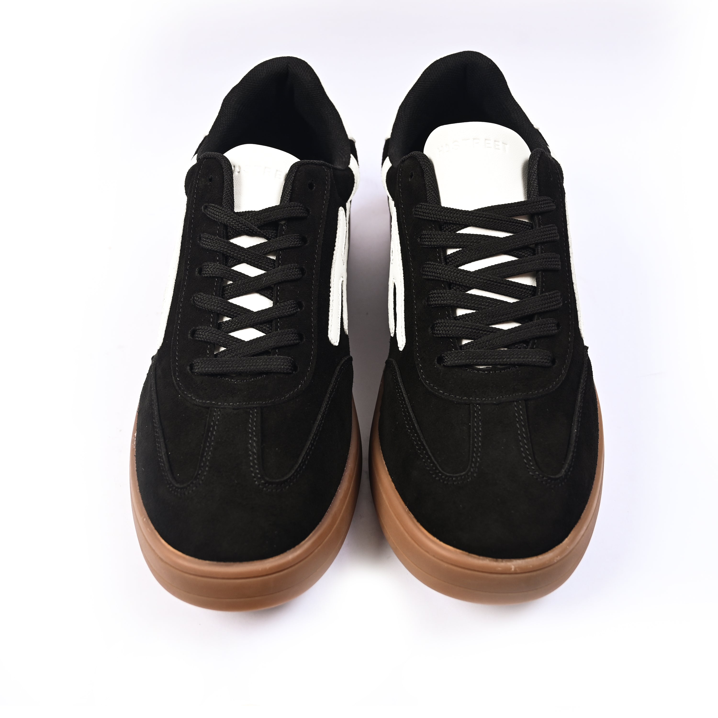 BLACK SUEDE RETRO SNEAKER