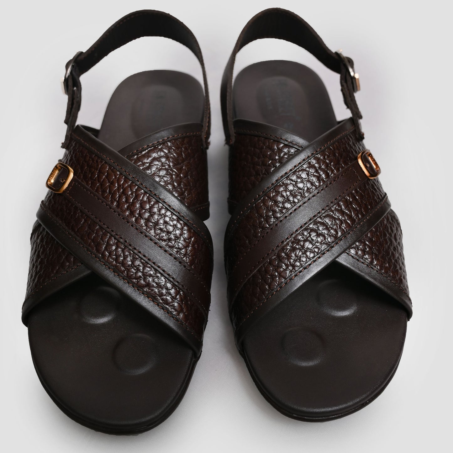 PEBBLE LEATHER COMFORT SANDAL